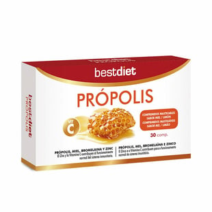 Comprimidos Best Diet Própolis Miel Limón (30 comprimidos)