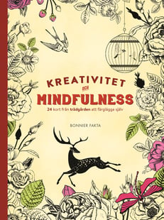Kreativitet och mindfulness - 24 kort från trädgården att färglägga och skicka