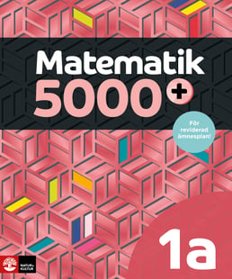 Matematik 5000+ Kurs 1a Röd Lärobok Upplaga 2021