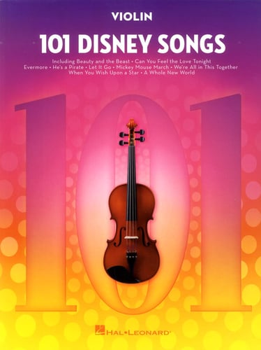 101 Disney songs for violin
