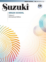 Suzuki organ school vol 6, bok/cd