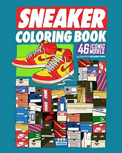 Sneaker coloring book - Alexander Rosso