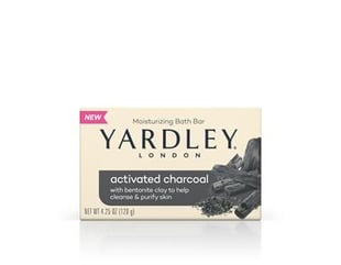 Yardley Active Charcoal Bath Bar 120 g