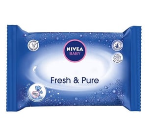Nivea Fresh & Pure Baby Wipes 63 stk 