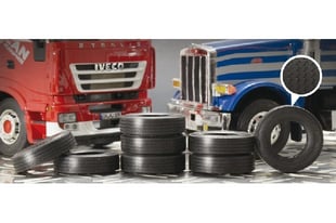 Italeri Truck Rubber Tyres (8x) 1:24