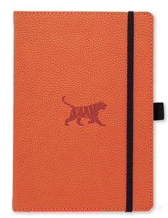 Dingbats* Wildlife A5+ Orange Tiger Notebook - Lined