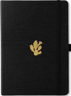 Dingbats* Pro B5 Black Cactus Notebook - Plain