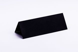 Bordkort 10x7cm sort tekstureret 10stk.