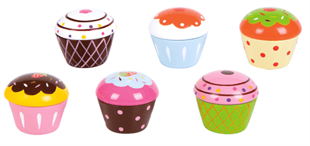 Litet trä - Cupcakes (6 st)