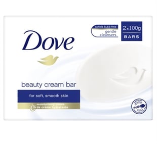 Dove Beauty Cream Tvålbar 2 x 100 g