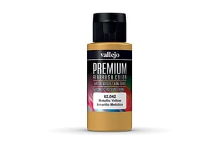 Vallejo Premium RC Color Metallic Yellow, 60Ml.
