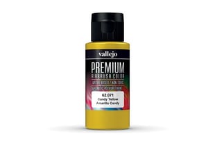 Vallejo Premium RC Color Candy Yellow, 60Ml.