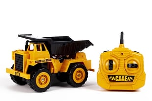 Contruck Tipvogn Med Lyd R/C 2,4Ghz Yellow 1:32