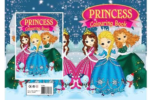 Malebog A4 Princesses 16 sider