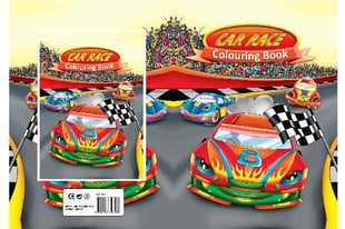 Malebog A4 Car Race16 sider