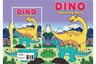 "Malebog A4 Junior Dinosaur 16 sider"