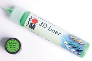 Marabu 3D liner lys grøn 25ml DANSK TITEL SKAL VÆRE DEAKTIVERET/SK