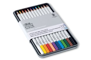 Winsor Precision pencil coloured 12pcs in tin box