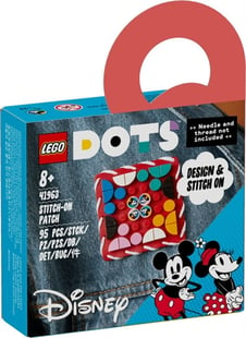 LEGO Dots Mickey Mouse Og Minnie Mouse Påsyningsmærke    