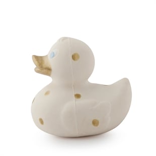 Small duck - Gold dots 8cm.