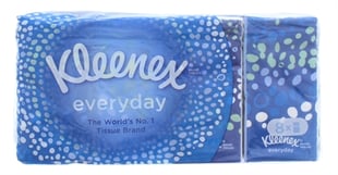 Kleenex Everyday Pocket Tissues 8 Pack 