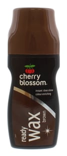 Cherry Blossom vokssæt til lædersko brun 85ml