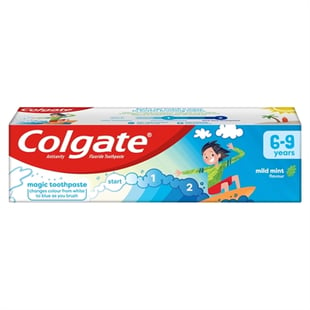 Colgate Toothpaste Kids Mild Mint 6+Yrs 75ml