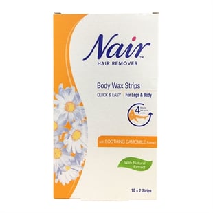 Nair Body Wax Strips 12's