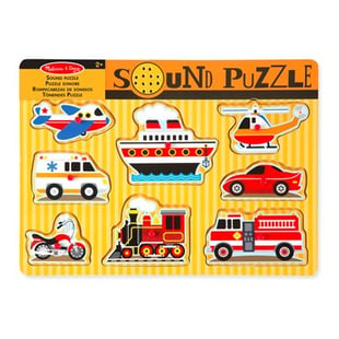 Melissa & Doug - Vehicles Sound Puzzle (10725)
