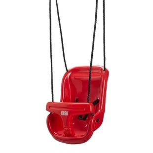 KREA Swing m / høj ryg i plast Rød