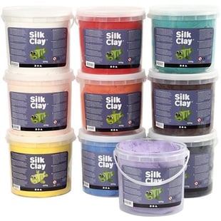 Silk Clay - Mixade färger - 10x650g