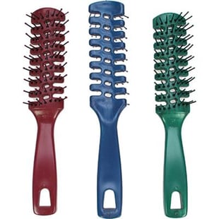 Hair Brush Fishbone Plastic Colours Asstd 20cm
