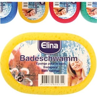 Schwamm Badeschwamm Elina oval 4f.so.14,2x9,2x5cm