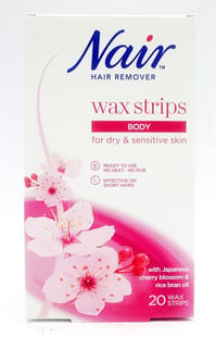 Nair Body Wax Strips Japanese Blossom 20'