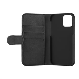 Essentials, iPhone 12/12 Pro, PU wallet, 3 cards, Black