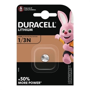 Duracell, CR 1/3N Litium knapcellebatteri, 1pk