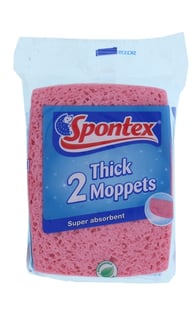 Spontex Tjocka Moppetsvampar 2 st 
