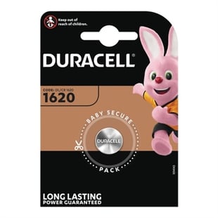 Duracell, CR 1620 Litium knapcellebatteri, 1pk
