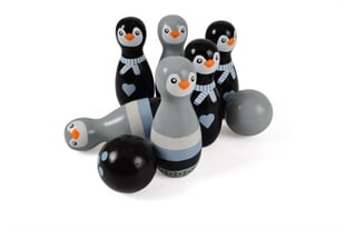 Bowling spel - Penguin i träd