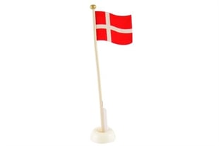 Födelsedag flagga i trä, danska