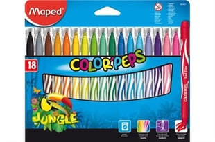 Jungle Stifte, "Color'Peps", 18 Stück