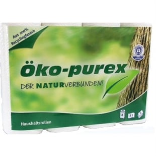Eco Purex 3-lagers hushållspappershandduk 4 st 