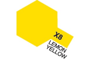 Acrylic Mini X-8 Lemon Yellow