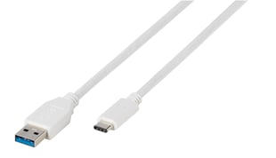 Vivanco USB-C/USB 3.1 och kabel 1m vit