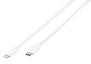 Vivanco USB-C Lightning-kabel MFI 2m vit
