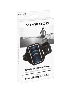 Vivanco Sports Armband Running Armband 6.5" Black