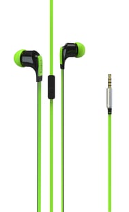 Vivanco In-Ear Plugin Smartphone Headset grönt