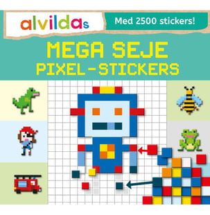 Alvildas mega seje pixel-stickers (sæt á 3 stk. Pris pr. stk 69,95)