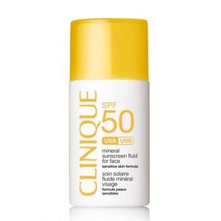 Clinique Mineral Sunscreen Fluid For Face Spf 50 30ml High Protection - Sensitive Skin