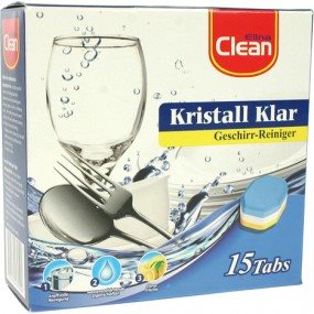 CLEAN Dishwashing Cleaningtabs 3in1 15pcs